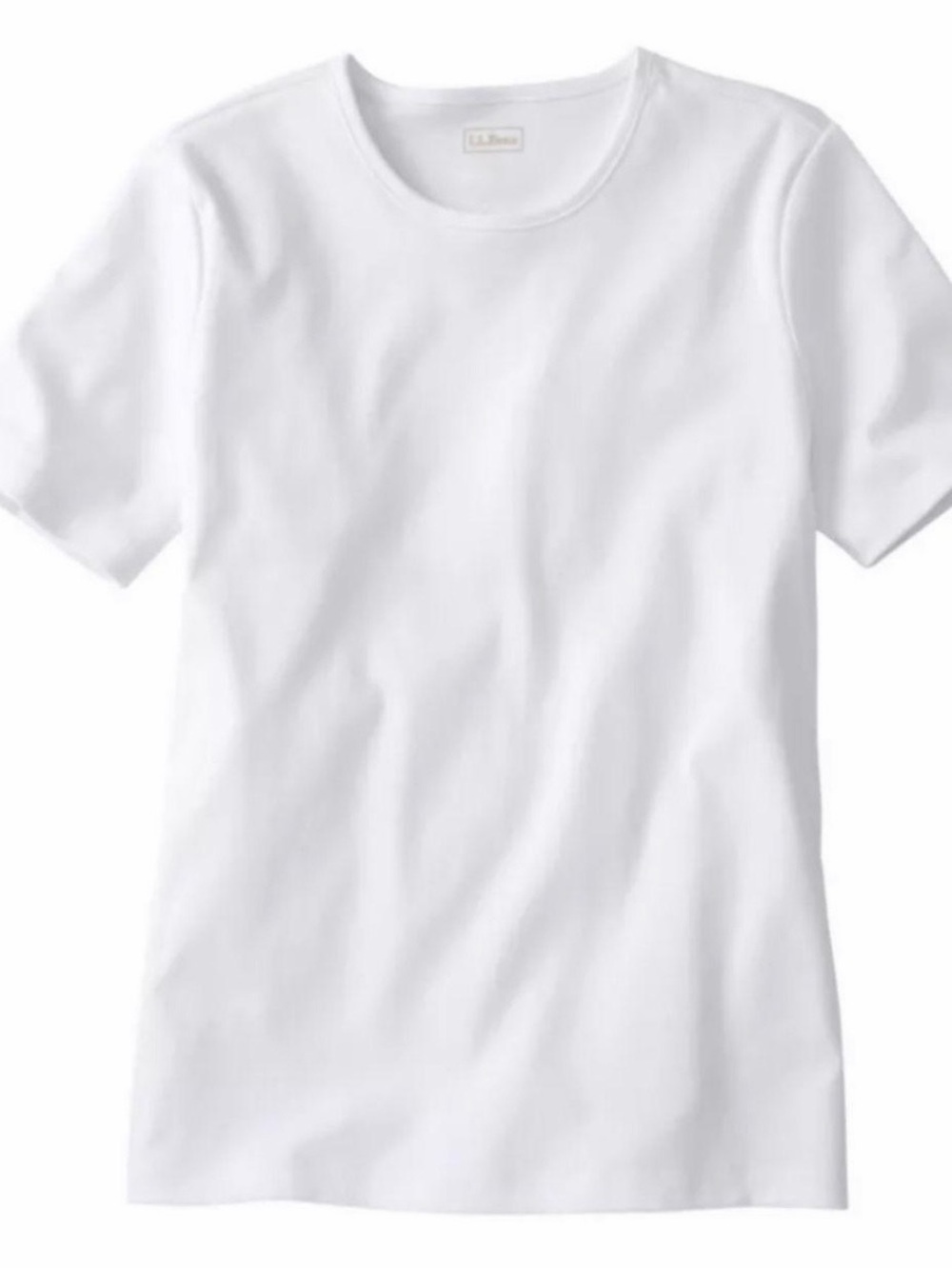 LL Bean 3X Plus 100% SUPIMA® COTTON
White Relaxed Crew Neck Tee NWT